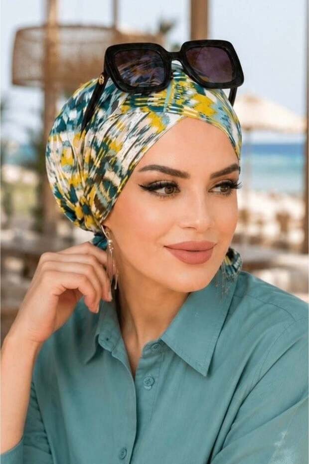 قبعة كروس بون مزخرفة بنقشة الخرشوف