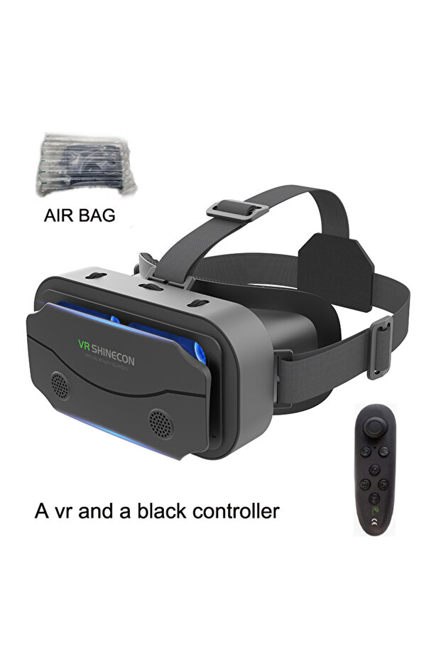 VR BLACK AIR BAG SHINECON 3D Helmet VR Glasses 3D Glasses Virtual Reality Glasses VR Headset For Goo