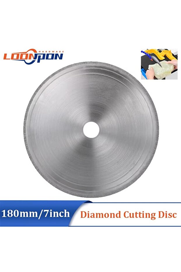 180x22.23x1mmmm 180MM Diamond Lapidary Saws Trim Blade Super Thin Straight Edge Wet Cutting Disc Jew