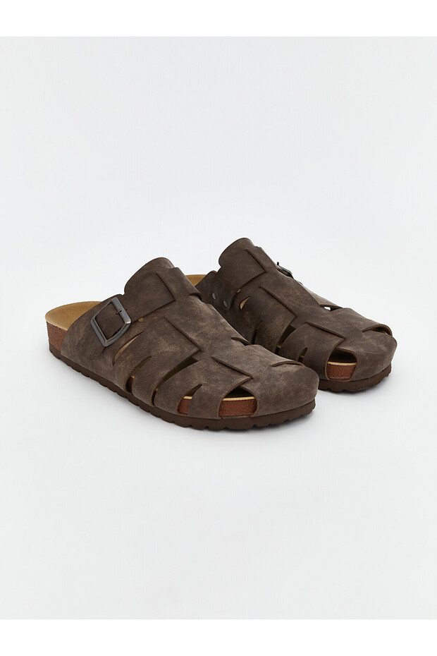Nevavm Suede Look Men's Slippers with a Difference