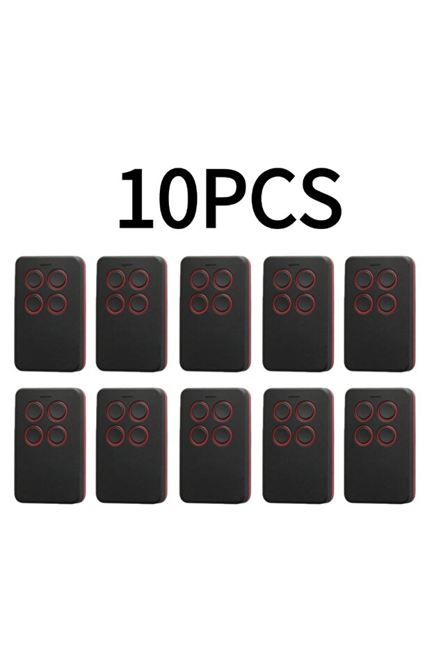 Red-10PCS Multi-Frequency Garage Door Remote Control Duplicator 280MHz-868MHz 4-IN-1 RF Copy Code El