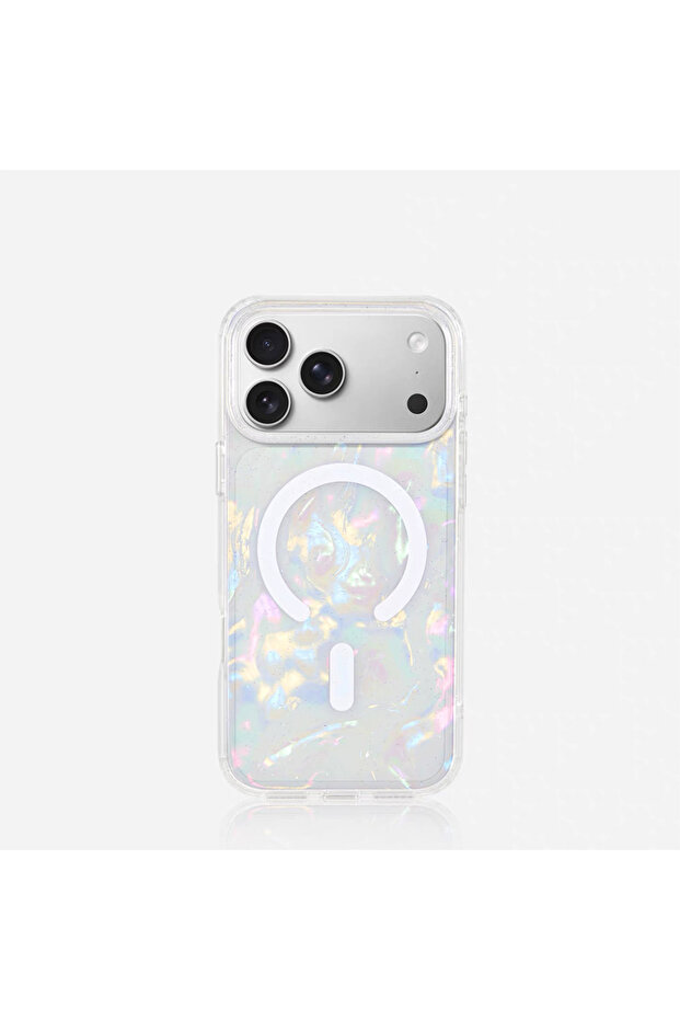 iPhone 16 Pro Max magnetic Sparkling Pink Colorful Shell Magnetic For iPhone 17 16 15 14 13 12 Pro M