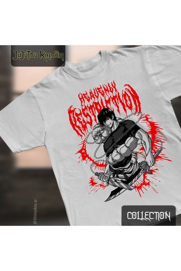 Jujutsu Kaisen Anime Toji Fushiguro Heavenly Restriction Oversize T-Shirt
