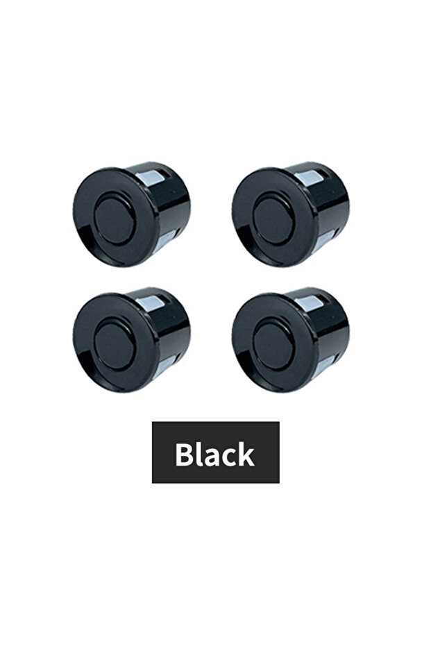 black Hippcron 4PCS 22mm Car Parking Sensors Backup Radar System Black Red Blue Gold Grey Silver Cha
