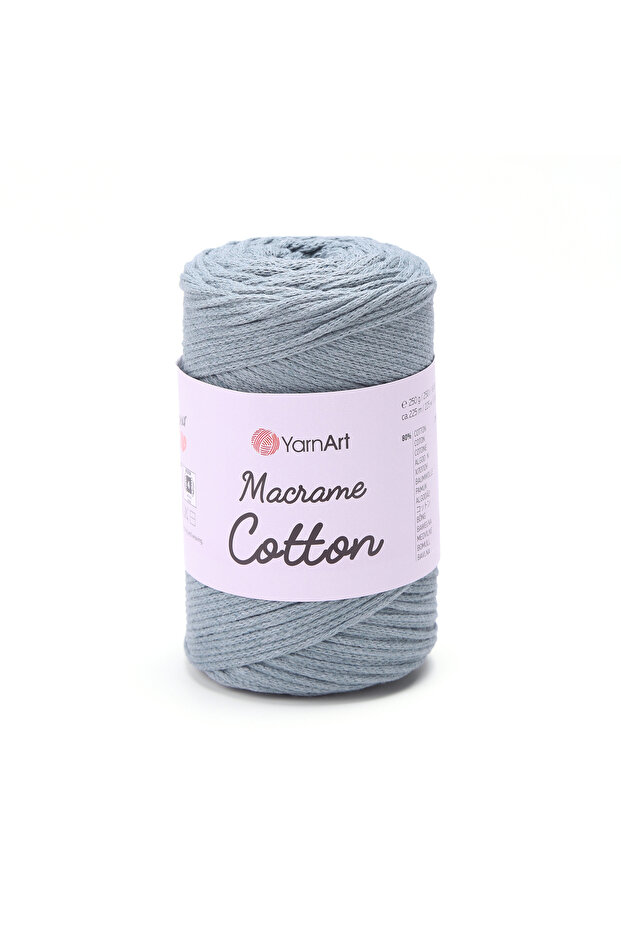 Macrame Cotton - Macrame Hand Knitting Thread Blue-795