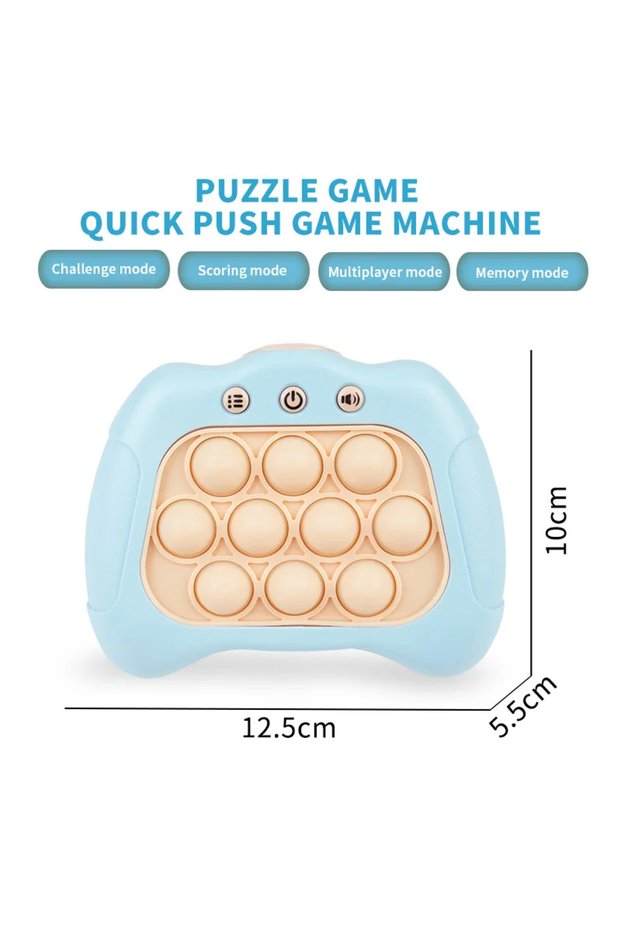 06 With Box Pop Light Fidget Game Quick Push Bubble Game Handle Toys Boys & Girls Anti-Stress Toys w