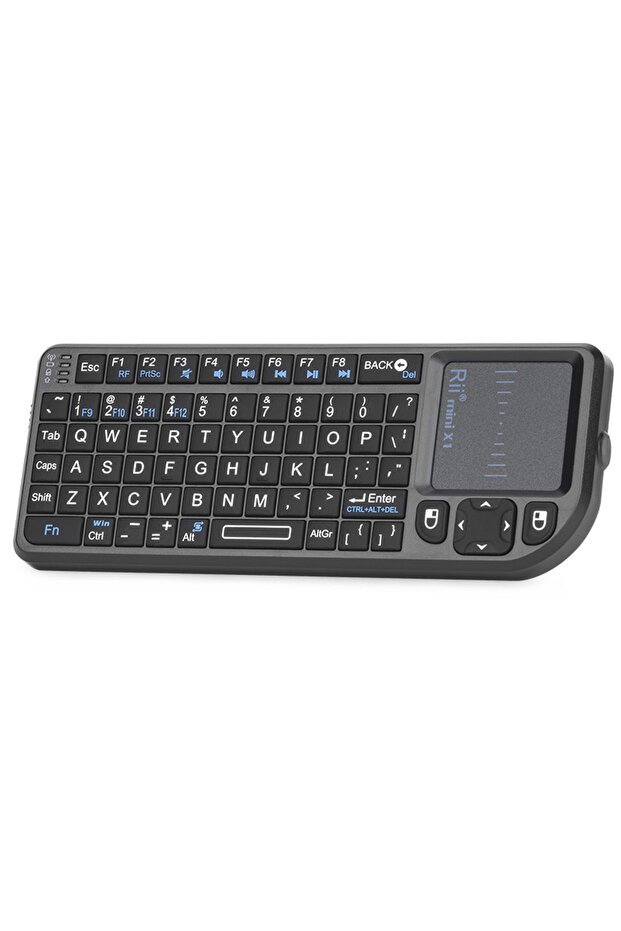 English Keyboard Rii X1 2.4GHz Mini Wireless Keyboard English/ES/FR Keyboards with TouchPad for Andr