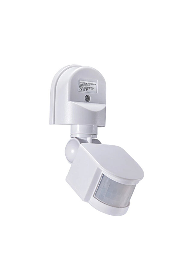 White AC110-240V Motion Sensor Switch Automatic Infrared Human Body Induction Detector Timer D
