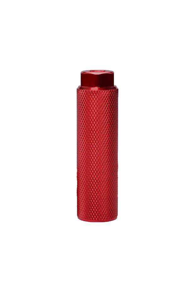 1PC Red Bicycle Pegs Anti Skid Lead Foot For BMX Bike Fit 3/8'' Axle Footrest-Lever Bike Pegs Alumin
