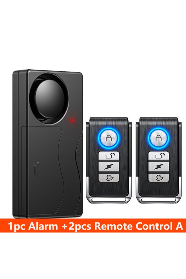 Alarm A-1-2 Awapow Wireless Vibration Bike Motorcycle Alarm Anti-Theft Door And Window Alarm 110dB L
