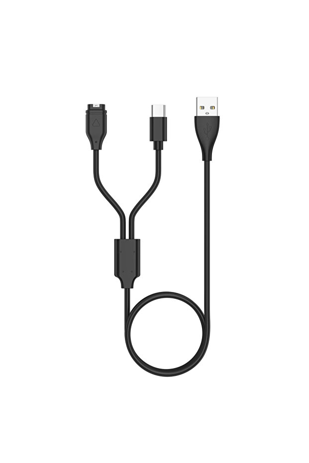2 in 1 charger 2 in 1 Charging Cable For Garmin Fenix 7/6/5/5X Plus Venu 2/Sq2/3/3s Vivoactive 4/4s/