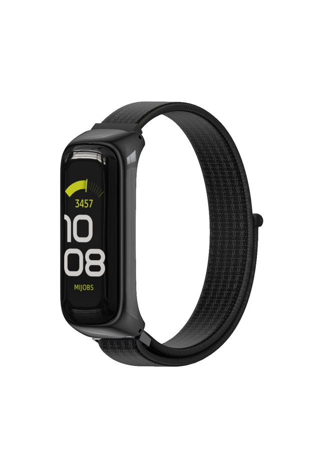 For Galaxy Fit 2 Black Straps For Samsung Galaxy Fit 2 Bracelet Nylon Loop Sport Band Replacement Wa