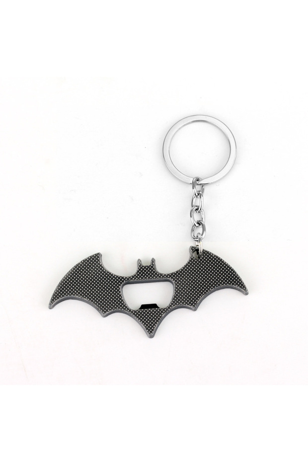 black Swayboo Alloy Metal Material Holiday Halloween Bat Beer Bottle Opener Jewelry Keychain Keyring