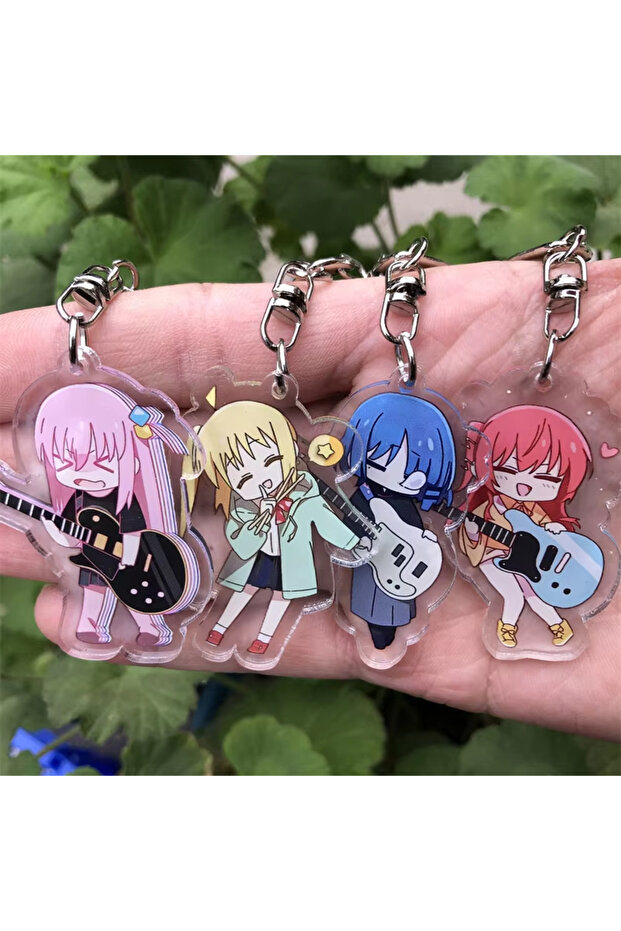 K-Bocchi-set BOCCHI THE ROCK Anime Cosplay Keychain Badge Accessories Gotoh Hitori Yamada Ryo Cospla