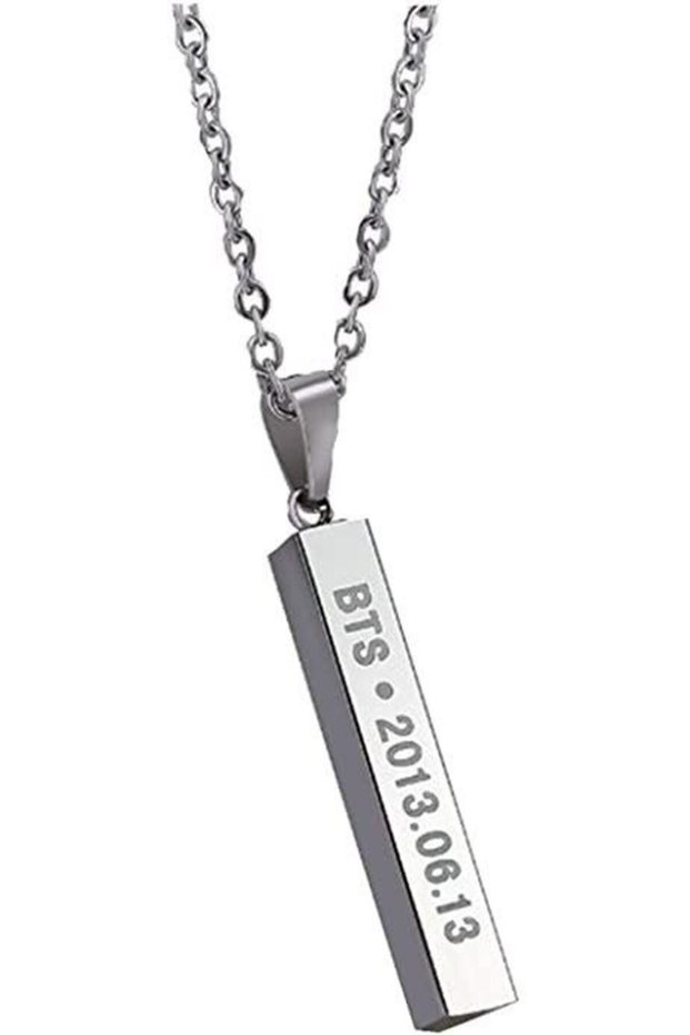 Btc Bar Necklace
