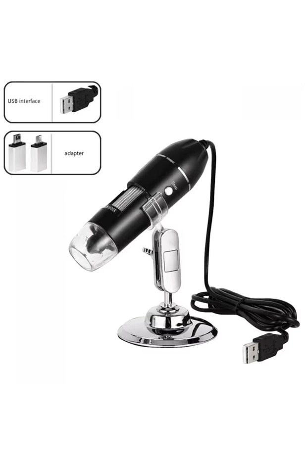 1600X black 500X 1000X 1600X Digital Microscope Camera Type C USB Portable Electronic Microscope Fo