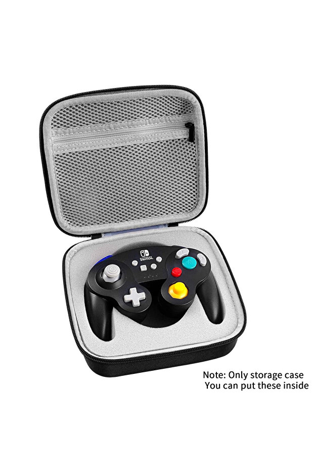 حقيبة حماية سوداء لوحدات تحكم PowerA وPDP Gamecube، حقيبة تخزين صلبة لجهاز Nintendo Swi