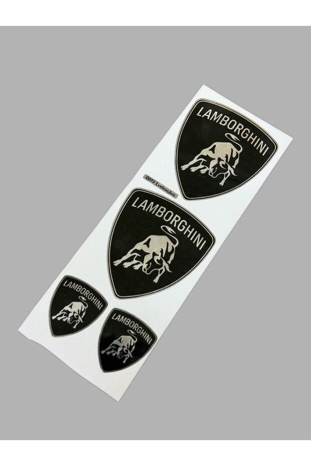 0032 Moto Group Lamborghini 3D Embossed Sticker