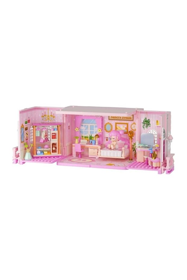 Nanci̇ Little Princess Bedroom 247 Piece Block Toy