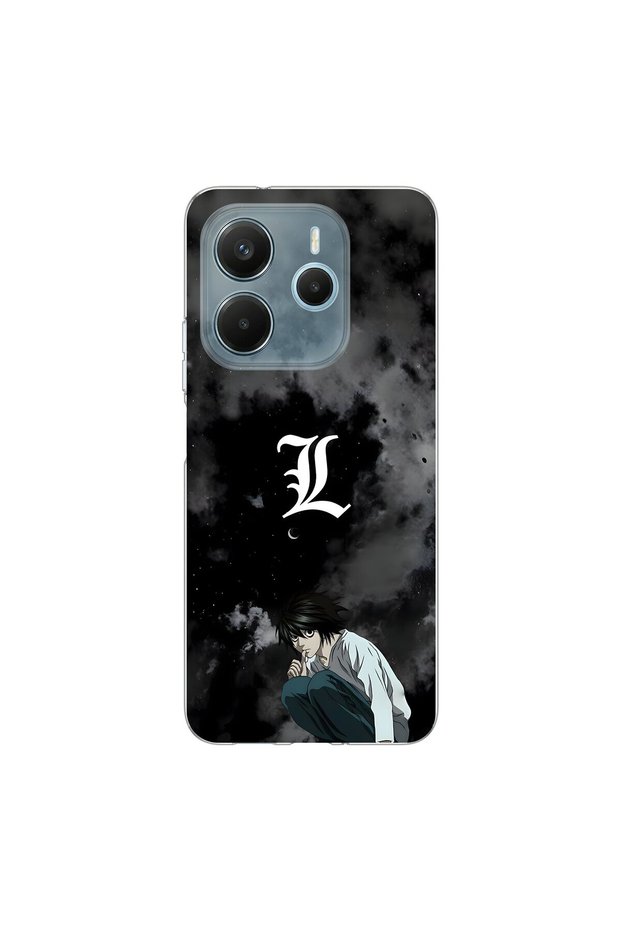 Redmi Note 14 Compatible Anime 3/2 Design Transparent Case