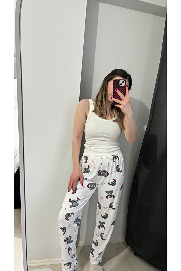 Stitch Pijama Alt gri