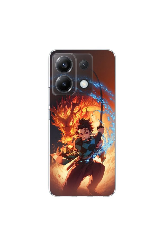 Poco X6 Compatible Anime 4/1 Design Transparent Case