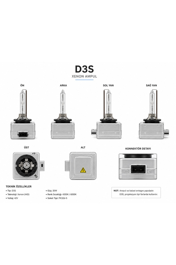 D3S XENON FAR AMPUL