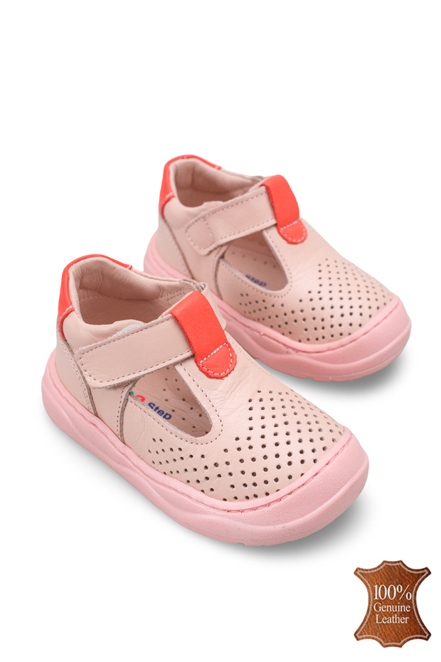Genuine Leather Orthopedic Flexible Sole Summer Baby Kids Sandals - Wide Fit