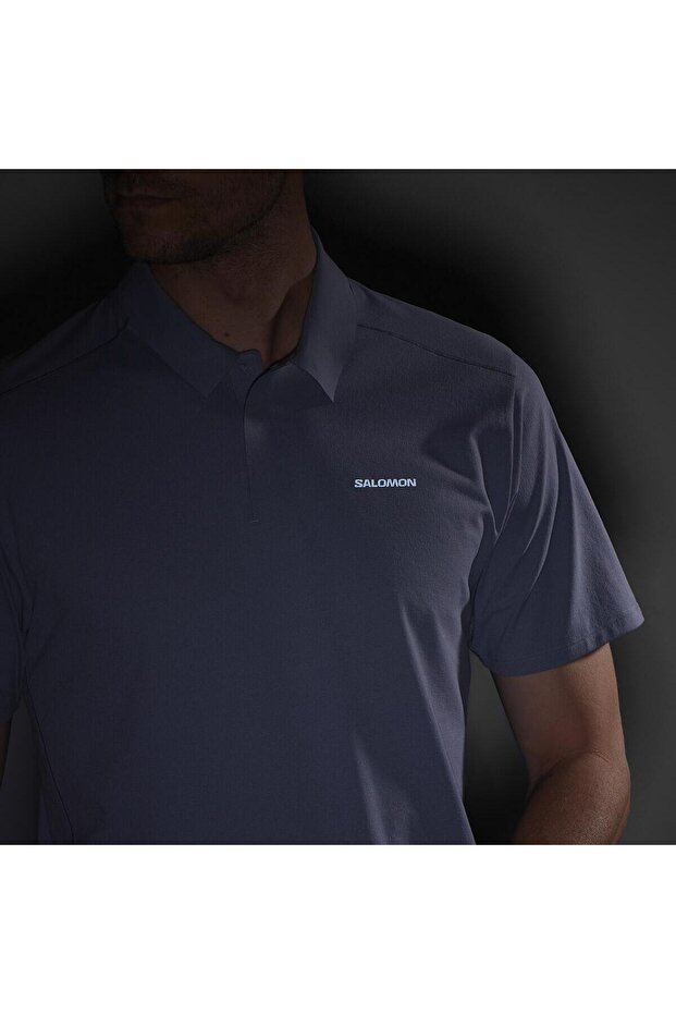 Tricou bărbătesc TRACKLINE POLO BLUE GRANITE LC2439500 - 8