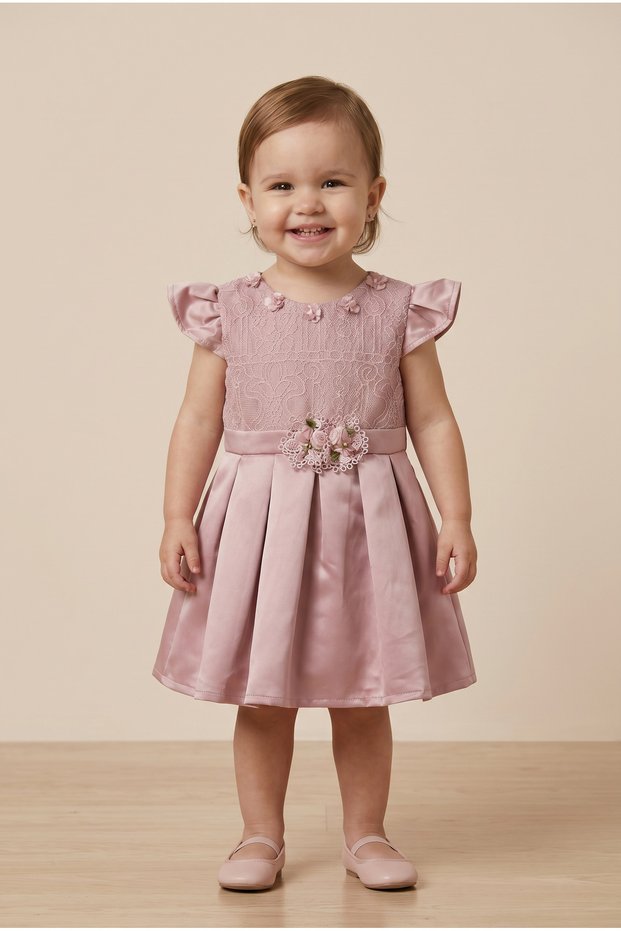 Girls Party Dress C/S, 12M