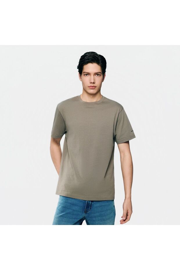 Men’s Slim Fit Cotton Crew Neck Tee
