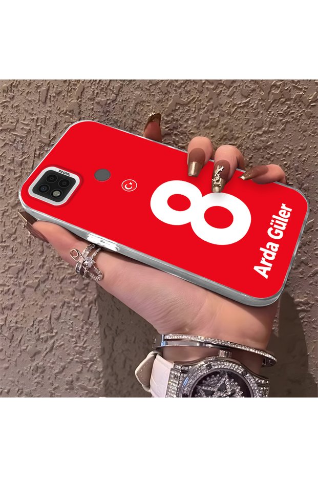 Silicone Edge Hard Back Phone Case Compatible with Poco C31 Arda Gulur