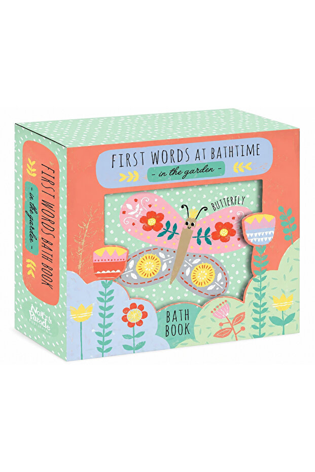 Bath Book In A Box - First Words In The Garden