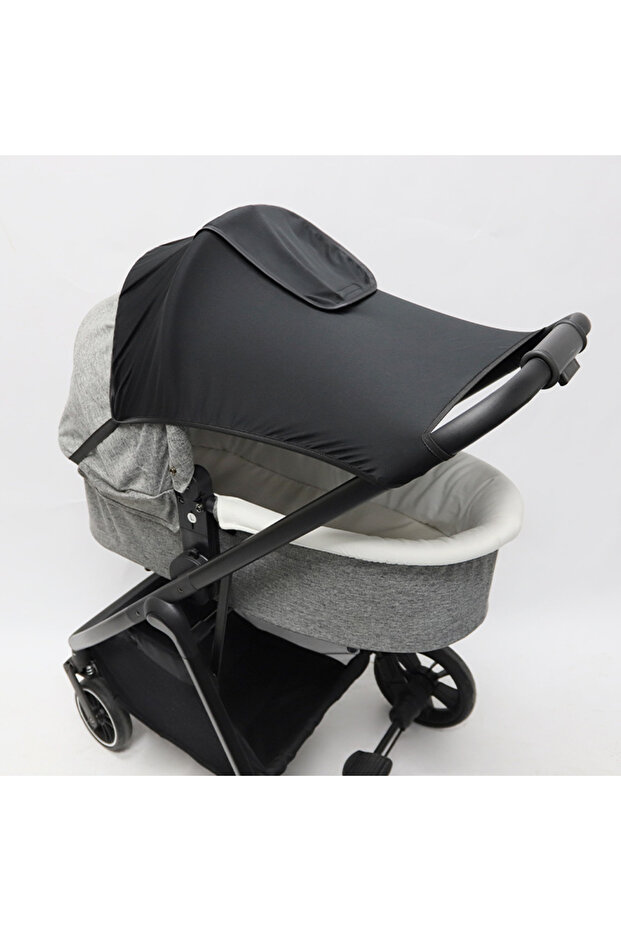 With Window Universal Baby Stroller Accessories Sun Shade UV Protection Sunshade Carriage Canopy Cov