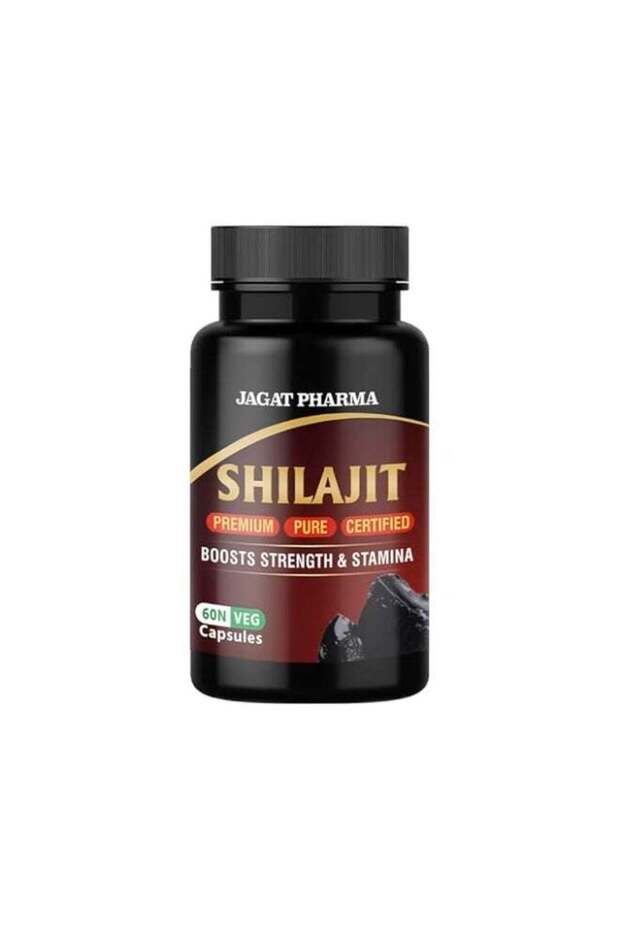 Himalayan Shilajit 60 Capsule Boosts Immunity Strength 500 Mg 100% Ayurvedic