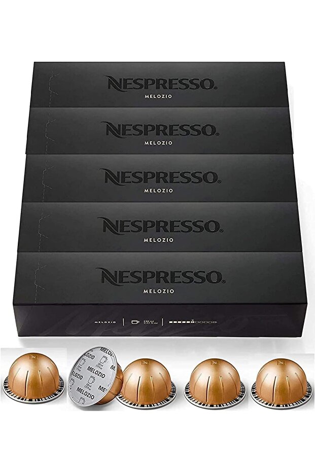 VertuoLine Melozio Coffee Capsules, Medium Roast Coffee, 50 Count Coffee pods