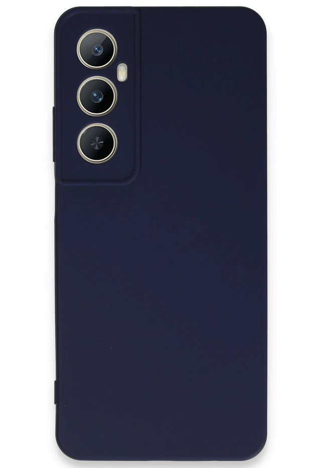 Shopilke Realme C65 Case First Silicone (103402) - Navy Blue