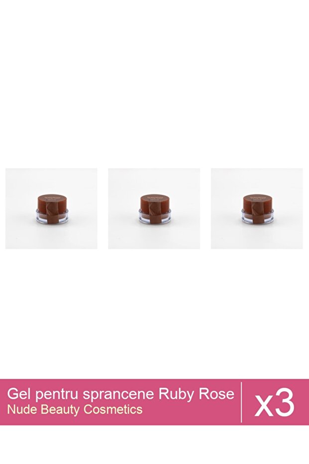 Set 3x Gel pentru sprancene Ruby Rose -Medium - 1