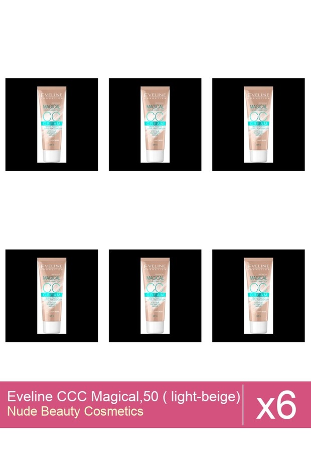 Set 6x Eveline CCC Magical,50 ( light-beige) , 30 ml