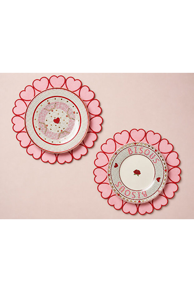 Pink Heart 6-Piece American Service Set