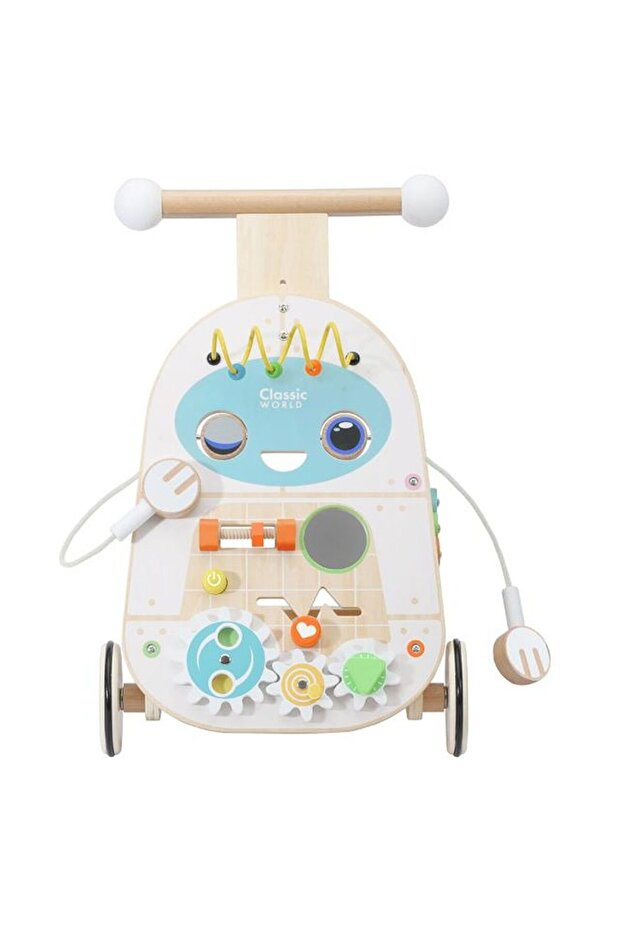 - Wooden Robot Activity Walker For Toddlers