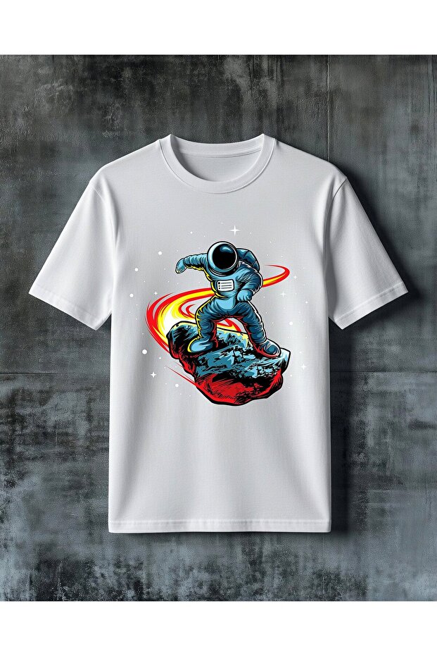 Astronaut Space 19 Printed Oversize T-Shirt