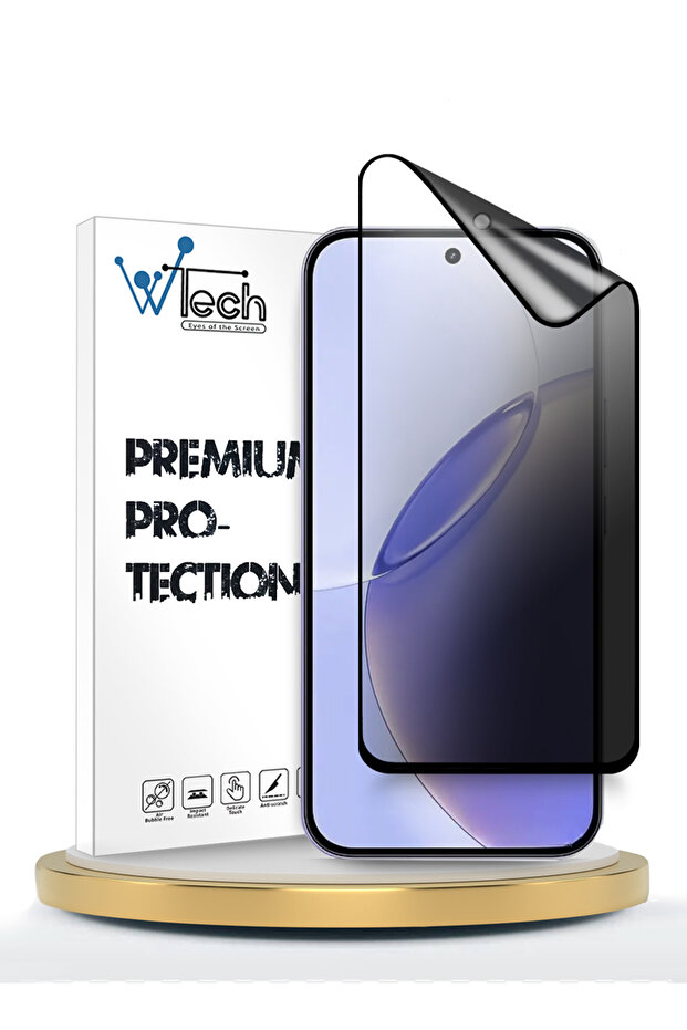 Realme 16 Pro 5G 2026 Premium Nano Ceramic Privacy Full Cover Matte Flexible Clear/Black
