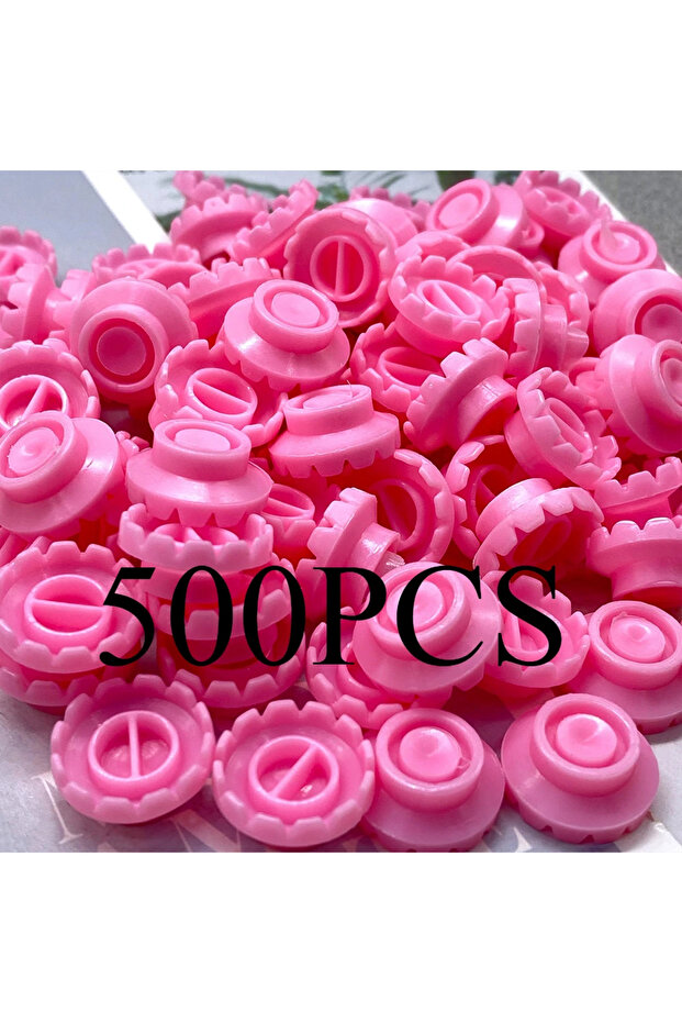 500 PCS Pink Zanse 500Pcs Disposable Eyelash Glue Fan Cup Delay Cups Holder Container Tattoo Pigment