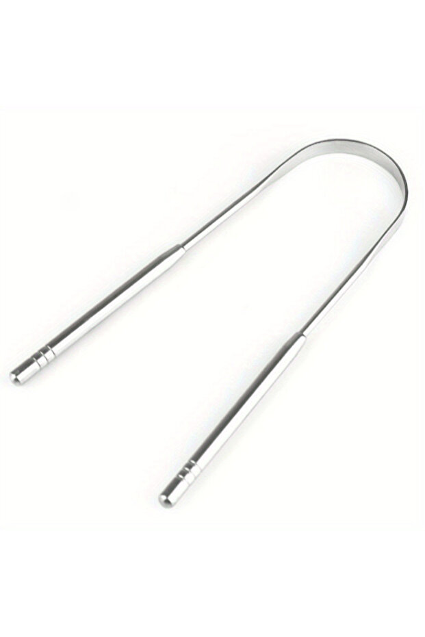 U-shaped Stainless Steel Tongue Scraper Set with Portable Case Odorless, Oral Care Tool for Fresh Br