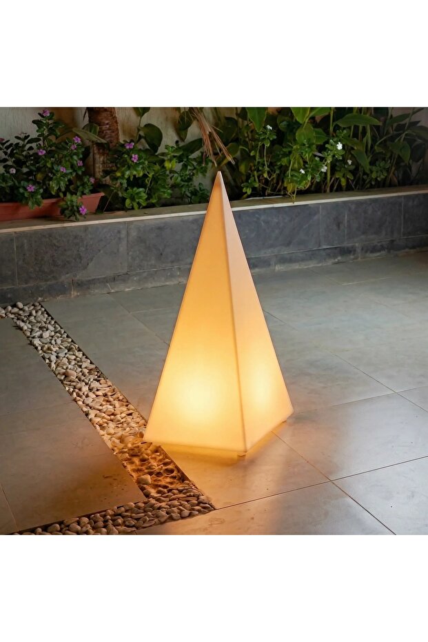 نثرية هرم مودرن LED مقاس 40 × 100 سم بلاستيك LLDPE إضاءة LED