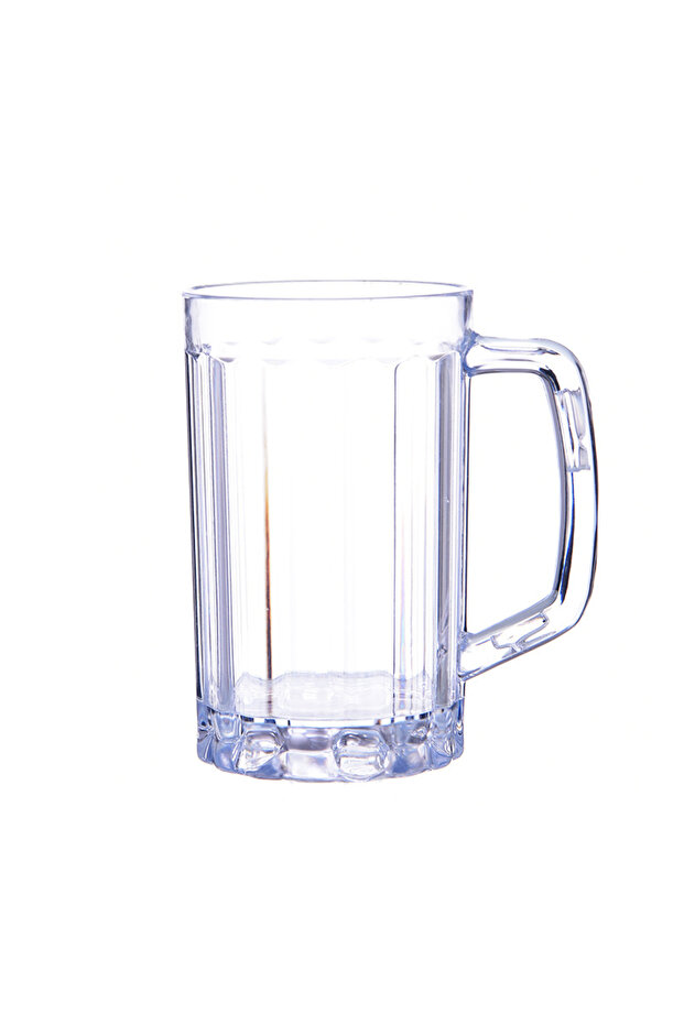 500ml 1Pcs 500ML Transparent Beer Mug Acrylic Plastic Unbreakable Milk Coffee Juice Water Cup Barwar