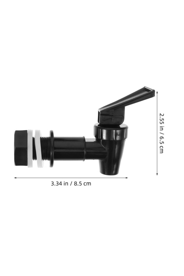 1pcs Black Reusable Water Dispenser Spigot Plastic Replacement Taps For Beverage Dispensers Water Ju