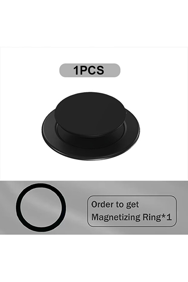 1PCS Black For Magsafe Magnetic Phone Grip Sockets, 1/2PCS For Kindle Collapsible Mobile Phone Gript