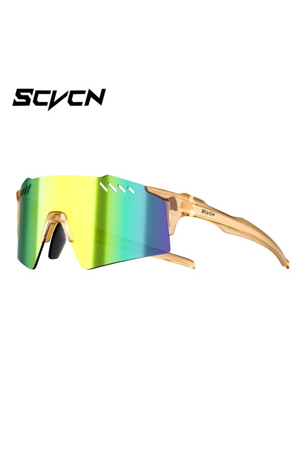 08 SCVCN Photochromic Hiking Eyewear Fashion Rimless Cycling Glasss Sports Running Sunglasses for Me